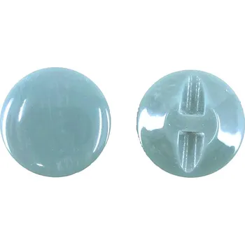 Knoflík GOM47, Knoflík, 17mm, holubí šedivá s perletí, 1ks