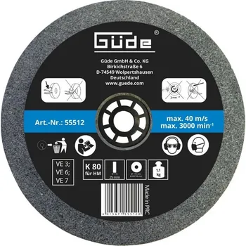 Brusný kotouč GÜDE KOTOUČ BRUSNÝ 175 MM K80