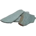 Kámen pro dlažby i obklady Kvarcit šedo-zelený tloušťka: 1-3 cm