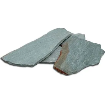 Dlažba Kámen pro dlažby i obklady Kvarcit šedo-zelený tloušťka: 1-3 cm