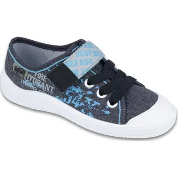 Chlapecké tenisky Chlapecké tenisky Befado 251X100 - šedá, nápisy Velikost: 26