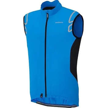 Pánská bunda SHIMANO Compact Wind vesta, cobalt modrá, M