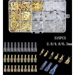 ATOS Fastony, zdířky a krytky 2,8-4,8-6,3mm - sada 315ks
