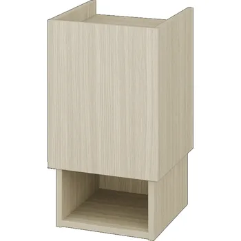 Koupelnový nábytek Dřevojas Nízká skříňka INVENCE SNDO 35 - D04 Dub / D04 Dub / Levé