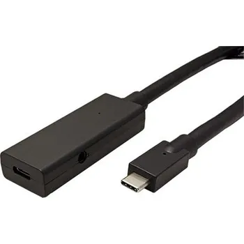 Datový kabel ROLINE USB 10Gbps (3.2 gen 2) kabel prodlužovací USB C(M) - USB C(F), 5m, jen data - 12.04.1105