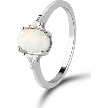 Prsten Dámský stříbrný prsten SAPPHIRE Velikost: 62 Ag 925