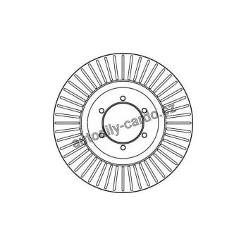 Brzdový kotouč Brzdový kotouč TRW DF6008S - HYUNDAI TERRACAN 03-