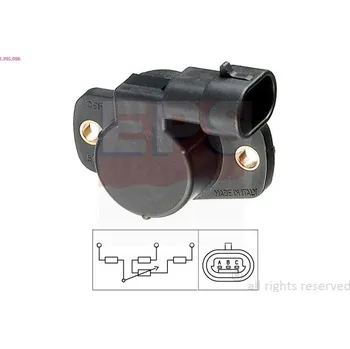 Auto-moto Senzor, poloha škrticí klapky EPS 1.995.096