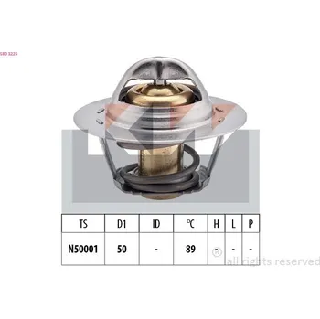 Těsnění motoru Termostat, chladivo KW 580 322S