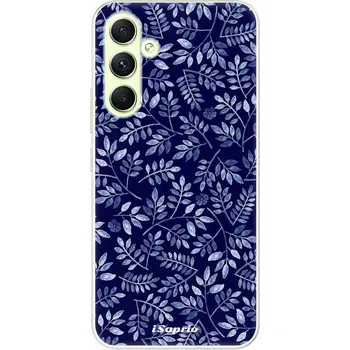 Pouzdro na mobilní telefon Odolné silikonové pouzdro iSaprio - Blue Leaves 05 - Samsung Galaxy A54 5G