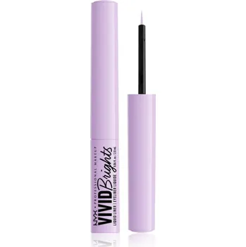 Oční linky NYX Professional Makeup Vivid Brights tekuté oční linky odstín 07 Lilac Link 2 ml