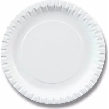 Talíř Talíř mělký papírový 23 cm, 12 ks