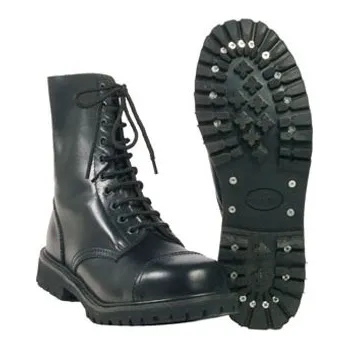 Těžké boty Boty kožené INVADER 10 děr 9 - Skladem