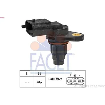 Čidlo automobilu Snímač, poloha vačkového hřídele FACET 9.0700