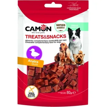 Pamlsek pro psa CAMON PAMLSKY SNACKS KACHNÍ KOSTKY 0,5 cm 80 g