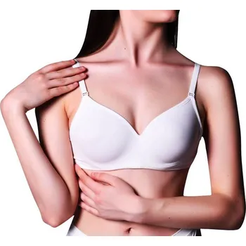 Podprsenka Axirya - Bezešvá podprsenka s kosticemi Soft - bílá/70B