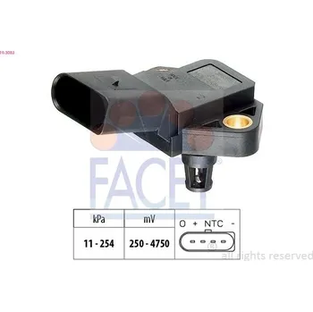 Čidlo automobilu Snímač barometrického tlaku vzduchu FACET 10.3083