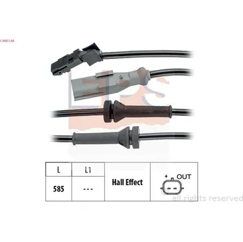 Brzdový systém Snímač, počet otáček kol EPS 1.960.144