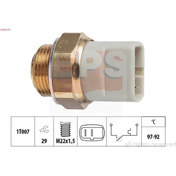 Klimatizace automobilu Teplotní spínač, větrák chladiče EPS 1.850.279