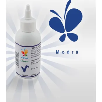 Potravinářské barvivo Gelová barva AF, modrá 100 g/lahvička