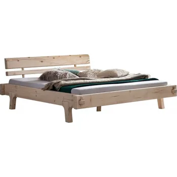 Postel Přírodní trámová postel masiv smrk Regina 200x200