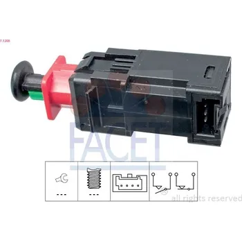 Auto-moto Spínač brzdového světla FACET 7.1208