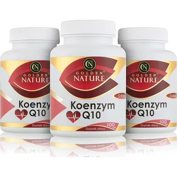 Golden Nature Koenzym Q10 100 mg, 3x 100 cps.