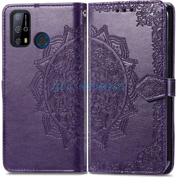 Pouzdro na mobilní telefon Pouzdro Book Oukitel C23 Pro Mandala Flower Texture otevírací fialové a zpět 14 Kč s ATC Clubem