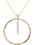 Zlatnictví Helios Řetízek s přívěskem posázený Diamanty