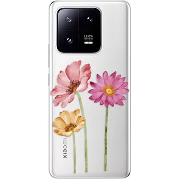 Pouzdro na mobilní telefon Odolné silikonové pouzdro iSaprio - Three Flowers - Xiaomi 13 Pro