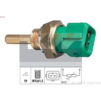 Čidlo automobilu Snímač, teplota chladiva KW 530 147