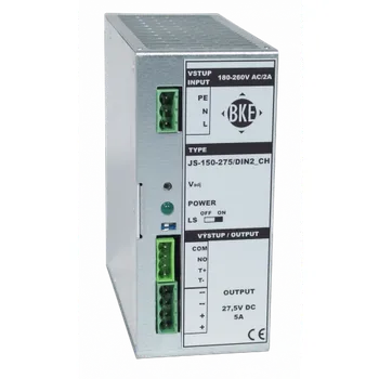 spínaný zdroj Napájecí zdroj/nabíječ na DIN lištu BKE JS-150-138/DIN2_CH_ODP 13,8 V, 150 W, 10 A, spínaný, PFC