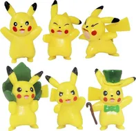 Cakesicq Figurky na dort Pokémon Pikachu 4 cm 6 ks