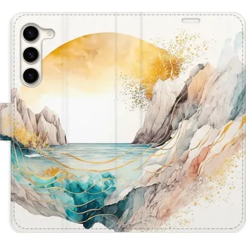 Pouzdro na mobilní telefon Flipové pouzdro iSaprio - Winter in the Mountains - Samsung Galaxy S23+ 5G