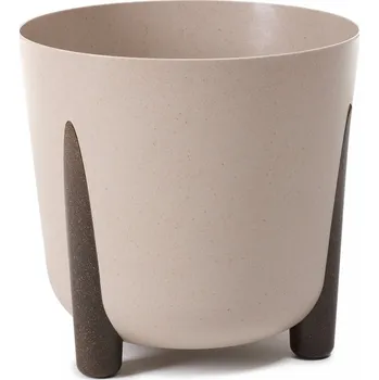 Květináč Plastový květináč Frida eco coffee 300 mm, latte (136467 007 LA254 FRIDA latte ECO 300)