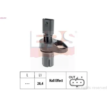 Autoelektrika Snímač, poloha vačkového hřídele EPS 1.953.757