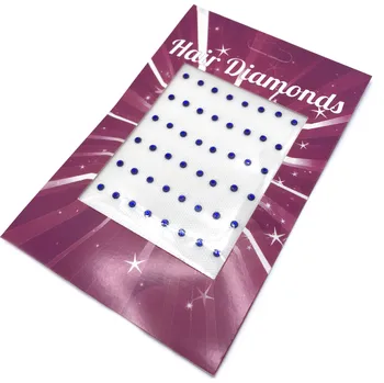 Příčesek Nažehlovací kamínky do vlasů růžová