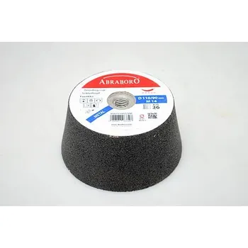 Brusný kotouč ABRABORO Brusný kotouč 110/90x55xM14 AS36Q hrncový