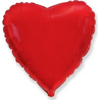 Fóliový balónek Srdce, červený, FX, 46x48cm