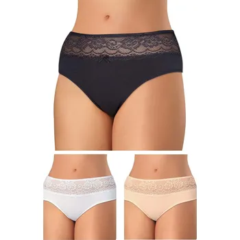 Dámské spodní prádlo Andrie PS 2775B1 M 3ks dámské kalhotky