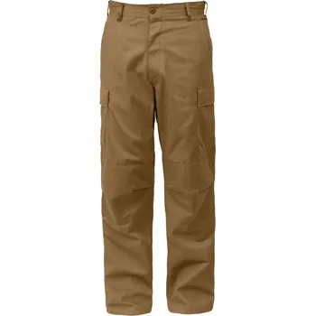 Pánské oblečení Kalhoty BDU RELAXED ZIPPER FLY COYOTE BROWN L - Skladem