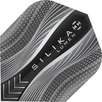 Příslušenství pro šipky Harrows Letky Silika Lumen No6 - Black F4141