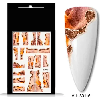 BIO NAILS BIO-nails vodolepka 30116 mramor s růžovým zlatem