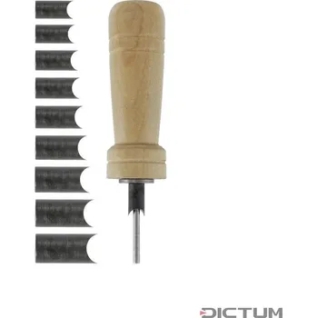 Pracovní nůž Dictum 701109 - Sada výstružníků na " f " otvory