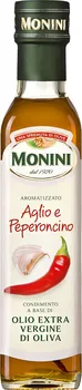 Rostlinný olej Monini Extra panenský olivový olej česnek/chilli 250 ml