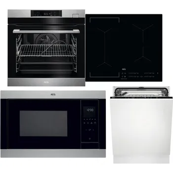 Set domácích spotřebičů AEG BSK782380M + AEG Mastery Bridge IKE64441IB + AEG Mastery MSB2547D-M + AEG FSK73607Z