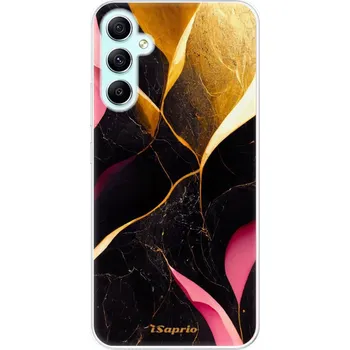 Pouzdro na mobilní telefon Odolné silikonové pouzdro iSaprio - Gold Pink Marble - Samsung Galaxy A34 5G