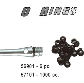 Příslušenství pro šipky Bull´s gumičky O-Rings 6 mm 1000 ks (velké balení 1000 ks)