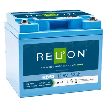 Autobaterie ReLion RB52 12V 52Ah LiFePO4