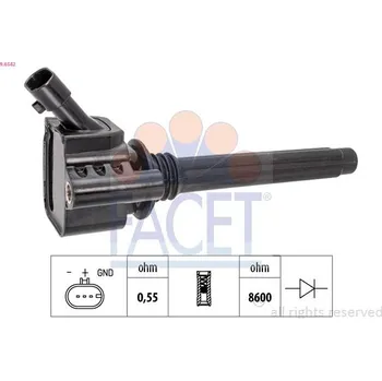 Zapalovací cívka Zapalovací cívka FACET 9.6542